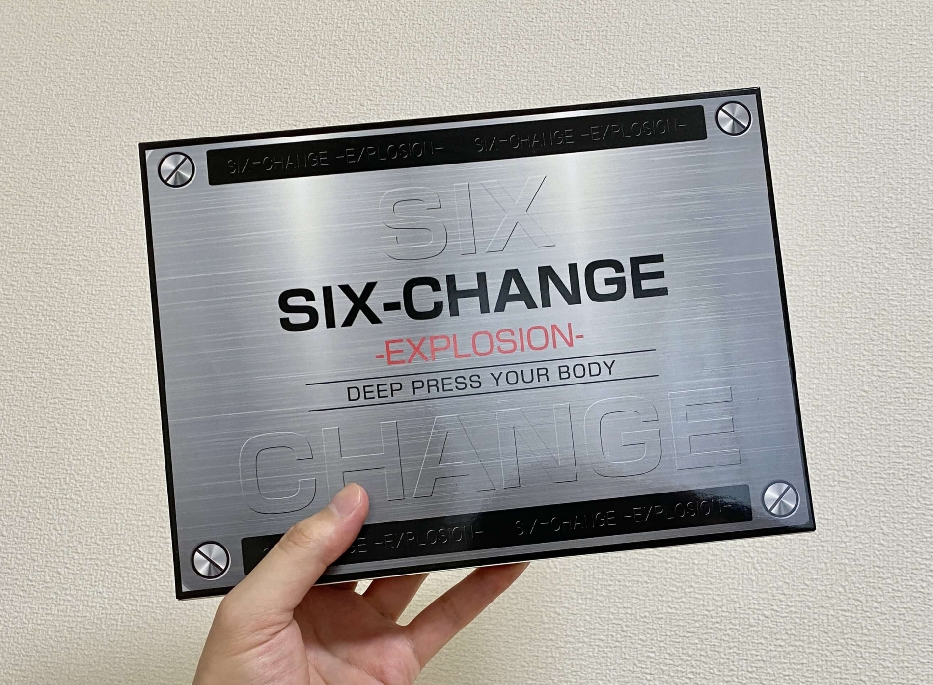 【新品・未開封】SIX CHANGE シックスチェンジ Mサイズ トレーニング用品 1年間保証付