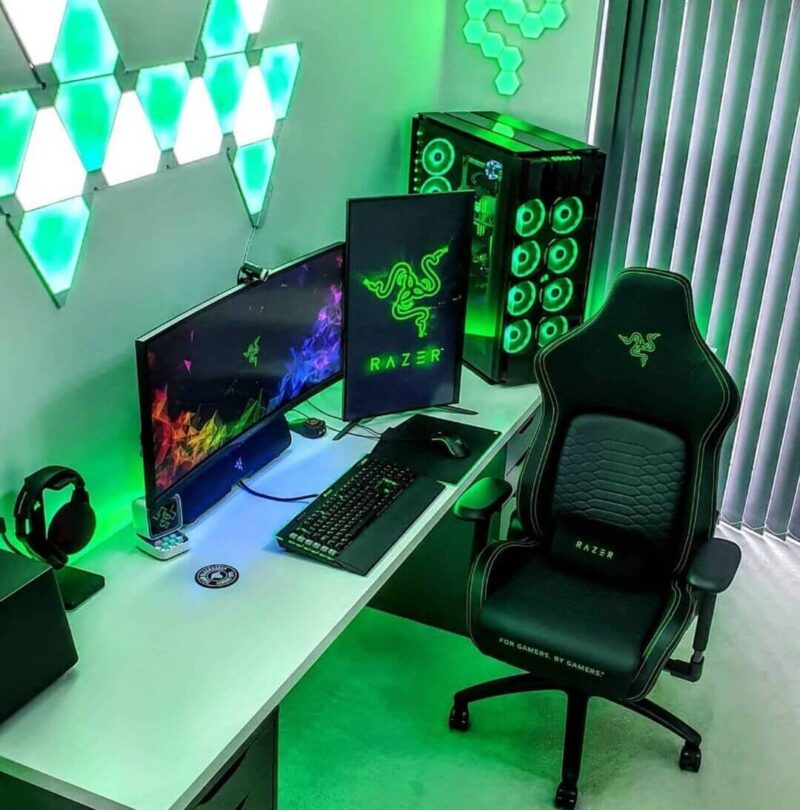 緑のゲーム部屋